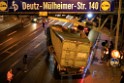 Wieder mal LKW unter Bruecke Koeln Deutz Deutz Muelheimerstr AK P10